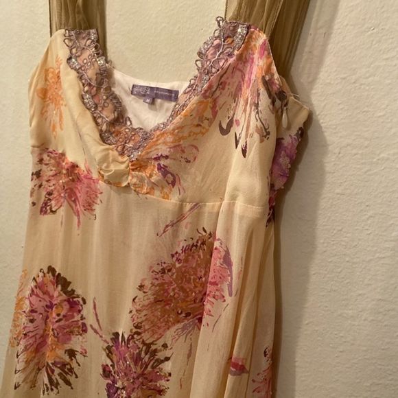 Hale Bob Paris-Los Angeles Sheer Top With Crystals And Sequins - Picture 11 of 12